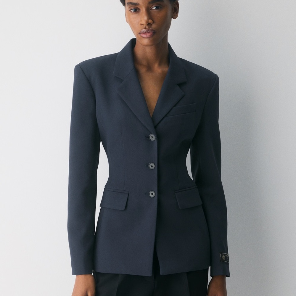 Aritzia Dark Blue Blazer